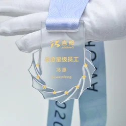Cheap Customized 3d Laser Engraved Sports Award Plaques Crystal Glass Medals And Trophie For Sports Souvenir Gifts