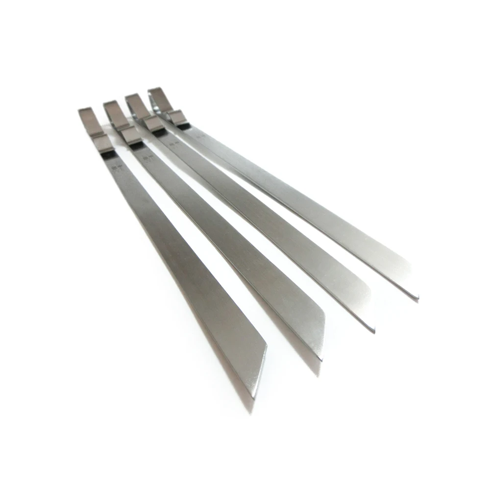 Stainless Steel Barbecue Skewers Reusable BBQ Sticks Kabob Skewers