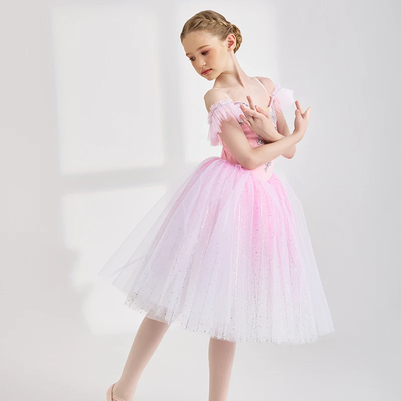 High Quality Hot selling 5 Layers Pink Performance Adult Girls wear  Professional costumes Ballet Tutus