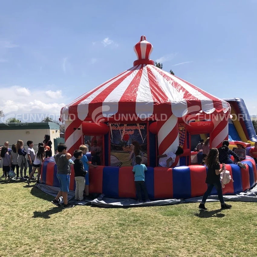 Best Selling Beautiful Eye-Catching Inflatable Booth Interactive Carnival Game Interactive Sport Party Game For Backyard Party