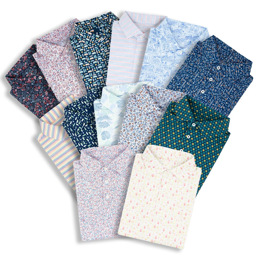 OEM new design custom logo embroidery uniform spandex polyester uniform high quality golf polo shirts