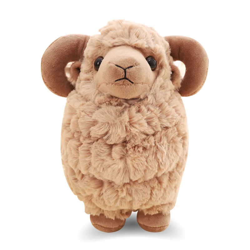 Wholesale New Zodiac Sheep Mascot Doodle Wool Toy Simulation Animal Plush Doll