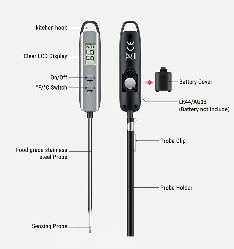 Hot Selling Kitchen Tools Waterproof Instant Read Wireless kitchen Food BBQ Meat Digital Thermometer for cooking