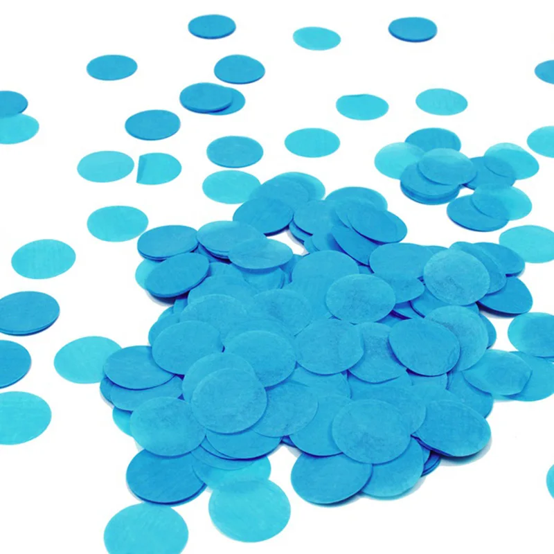 Разноцветные бумажные салфетки с конфетти, биоразлагаемые Круглые Конфетти, пуш-конфетти для украшения свадьбы и мероприятия