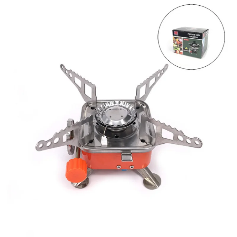 Wholesale custom logo camping gas stove stainless steel lightweight portable camping wood stove