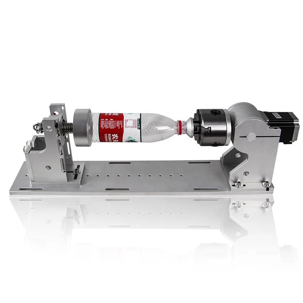 20w 30w 50w Sport aluminum stainless steel cup bottles logo engraving laser machine fiber marking plastic bottle with rotary