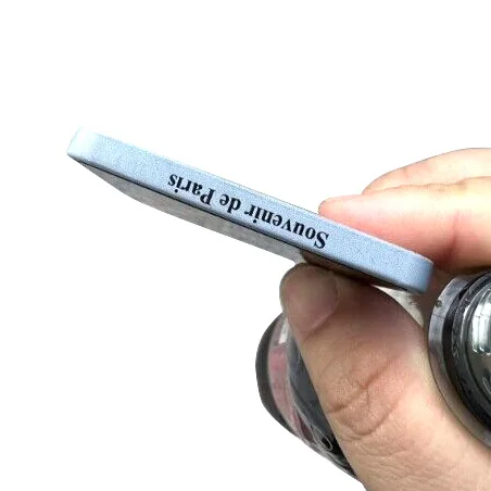 Custom Made 6x8cm Tinplate 3D Painting Roll Art Deco Style Metal Magnet Fridge Magnet  Art Customised Souvenir Magnetic