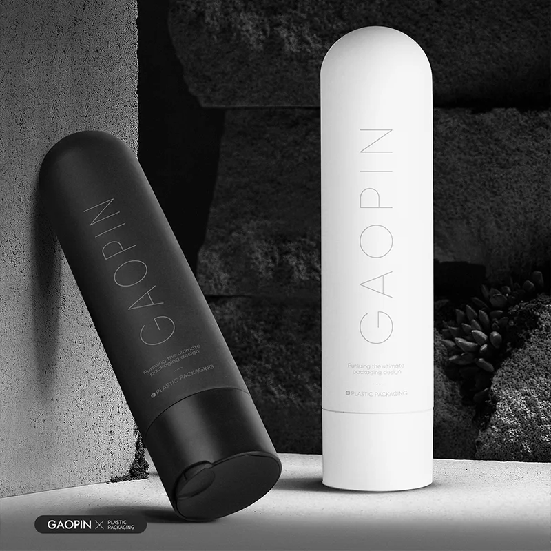 customize ecofriendly PCR new 250ml plastic SkinCare lotion Containers Shampoo HDPE Squeeze Empty Bottles