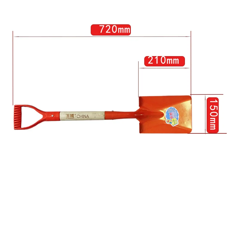 factory supply  High quality small gardening tool Wooden handle shovel spade Farming Agriculture flower planting hand tools