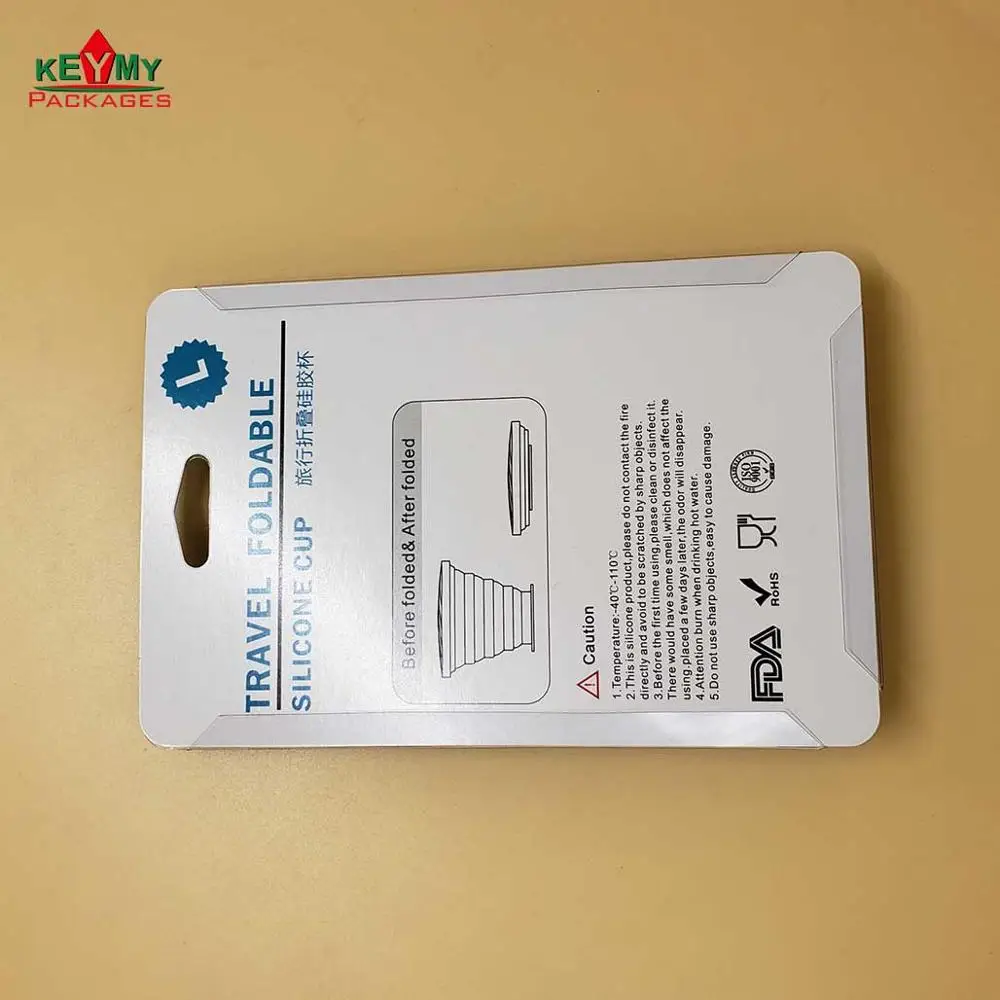 2022 hot sell plastic package for silicon cups / gift packages in Shenzhen