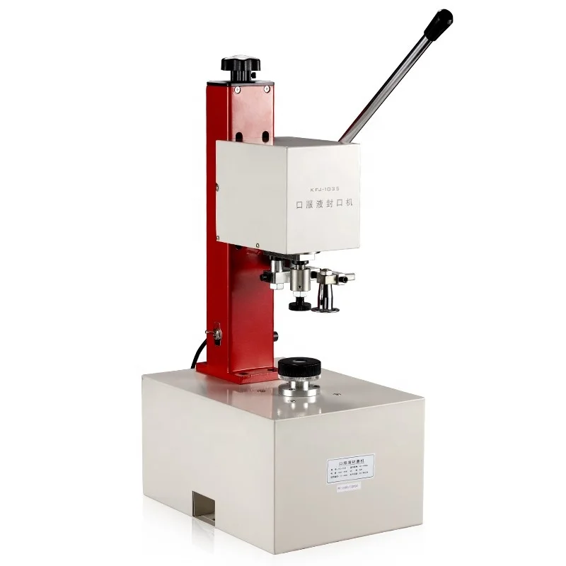 
The annual best-selling KFJ type of oral liquid metal capping machine, beautiful appearance, long working life 
