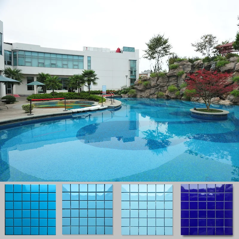 mesh mounted glazed mosaic tile swimming pool 2022