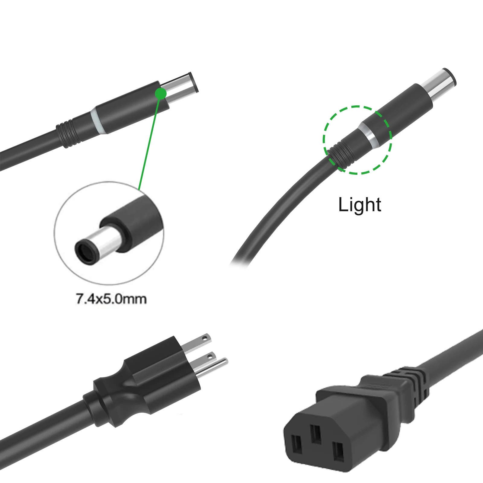 19.5V 12.3A 240W USB C Power  Adapter AC Adapter  For Dell Precision 7520 Precision 7720 Precision 7730 Alienware 15  R4