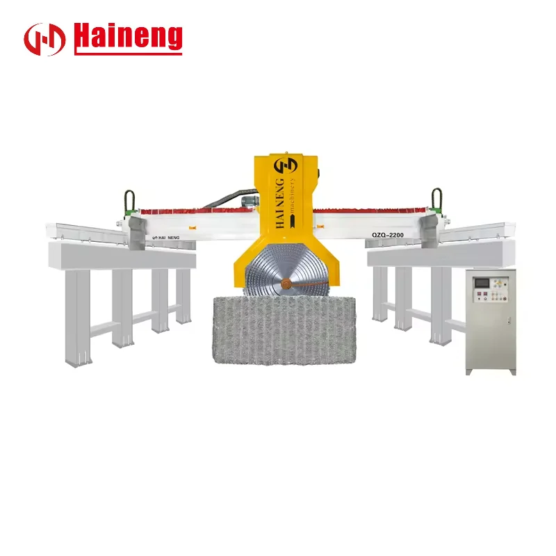 High quality guide column type plc system bridge saw marble cutting machine stone machinery cutter marble granite machines