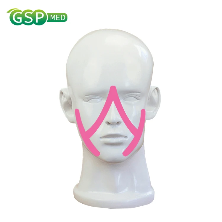 Cotton Face Pulling Tape Hypoallergenic High Elastic Muscle Relief Face Tape Medical Consumables for Wrinkles Prevention