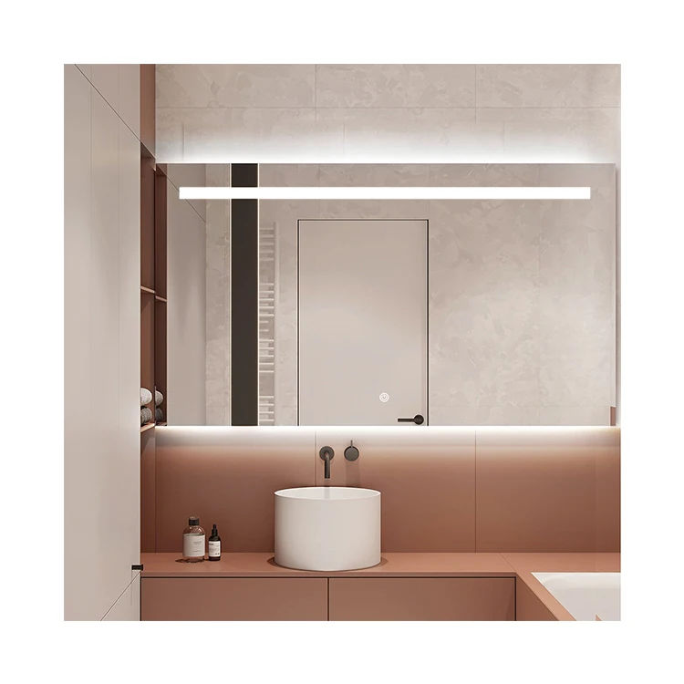 Durable Using Various Modern Bathroom Mirror Led Mirror Antifog Bathroom Makeup Led Lights Mirror