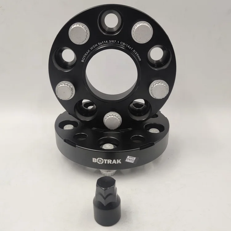 Колесная прокладка BOTRAK 1 дюйм 25 мм 5x114 3 67 CB из алюминиевого сплава для Maserati grantour Sport Levante Ferrari 612 scскорость