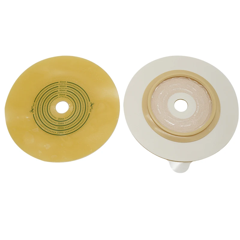 Disposable Colostomy Pouch With Adhesive Flange Other Medical Consumables Ostomy Bags