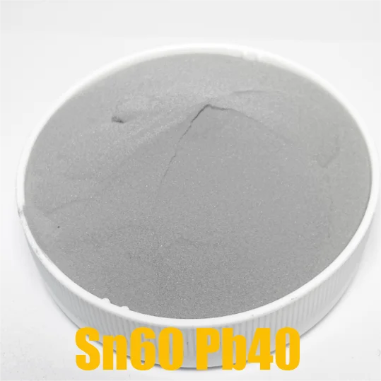 China Manufacturer Sn60 Pb40 SMT Solder Powder HuaKe Factory Supply PCB Solder Paste Material High Quality Tin Lead Solder Powde