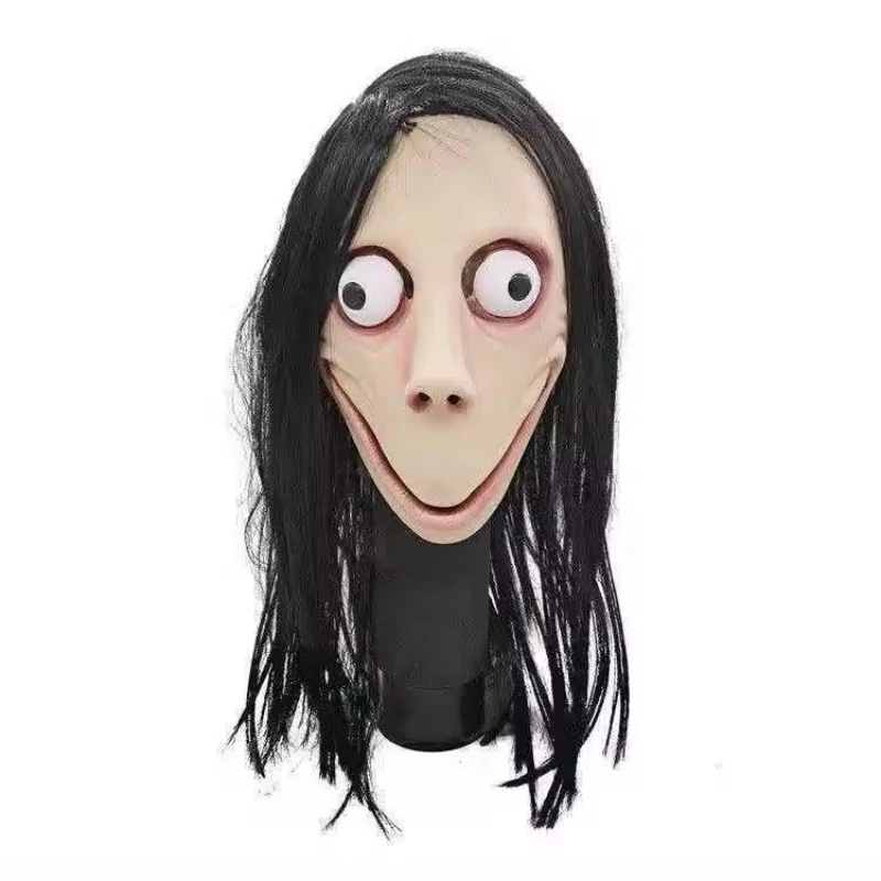 Halloween Scary Creepy Children Kids Face Mask Masquerade Cosplay Party Props Horror Baby MOMO Ghost Doll Halloween Mask