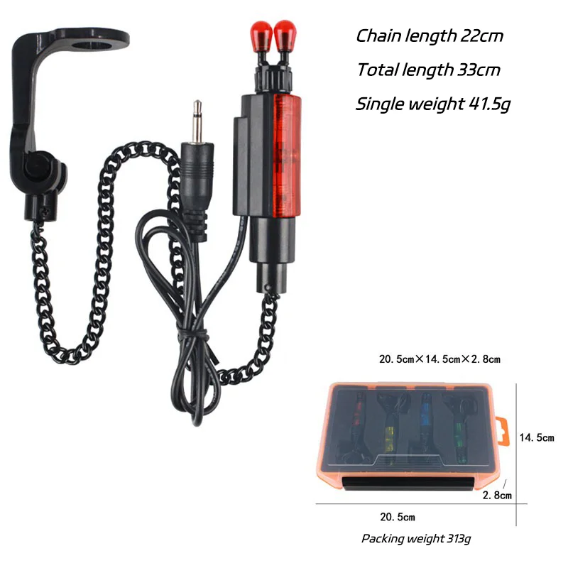 Topline-33 5 Star Metal Bite Detectors Versatile Chain Swingers Walleye Fishing For Wholesales