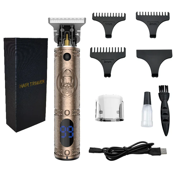 Hot Selling Hair Beard Trimmer Rechargeable Cutter Wholesale Barber Clippers