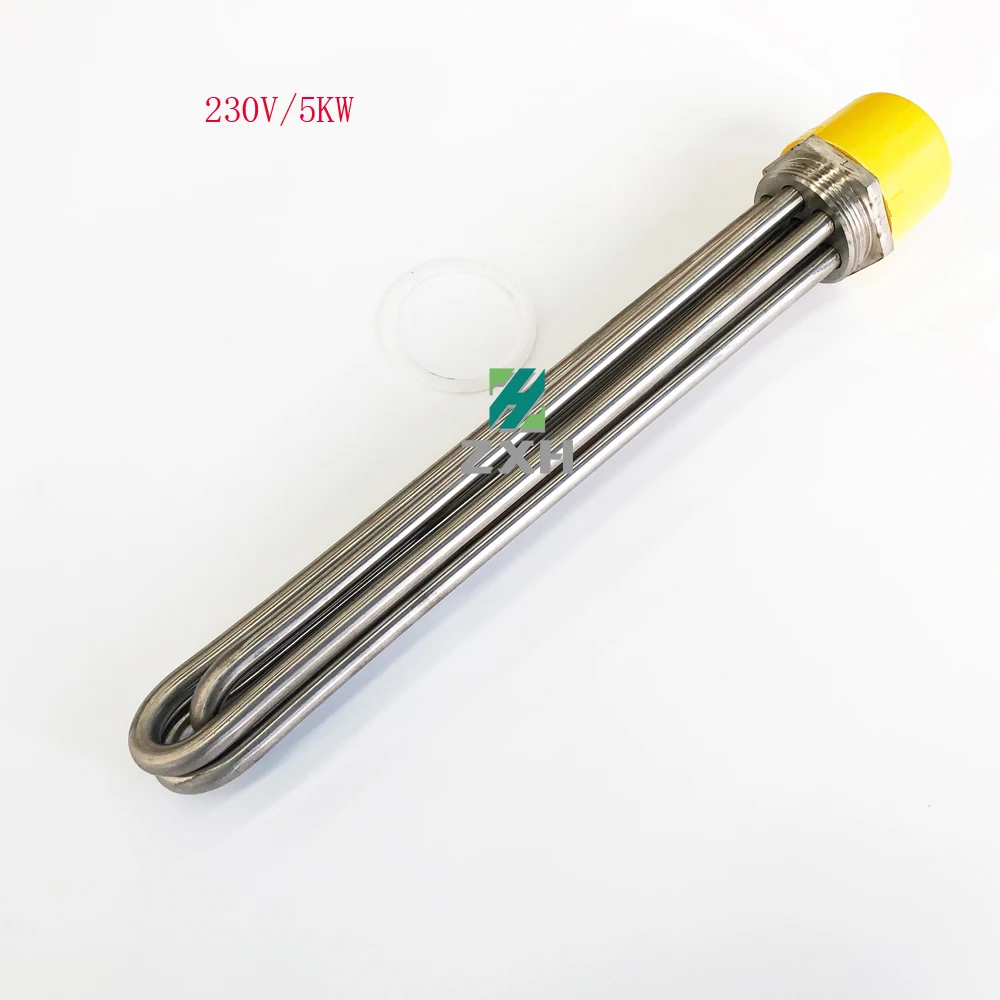3-phase Heating Element 5kw SS304 SS316 Electric Heater with Flange water Immersion Heater for tanks