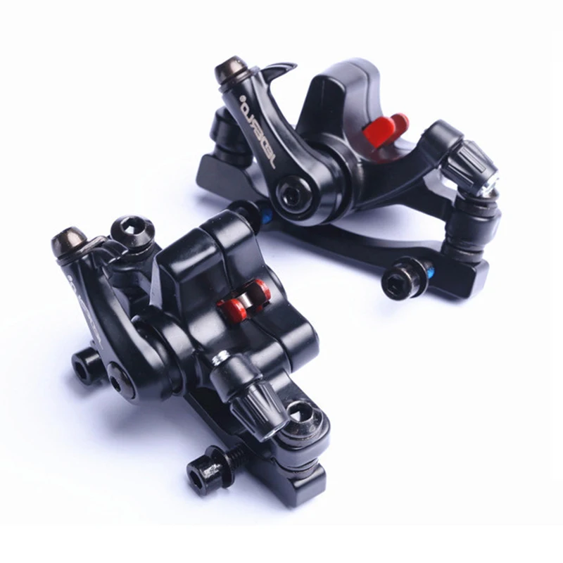 JEDERLO Folding Bike Mechanical Disc Brakes Aluminum Alloy 140/160/180mm Mountain Bike Disc Brake Rotor cycling parts