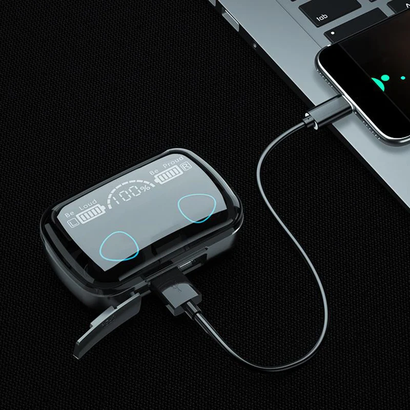 Горячая Распродажа M10 Bluetooth беспроводные наушники спортивные водонепроницаемые с сенсорным управлением