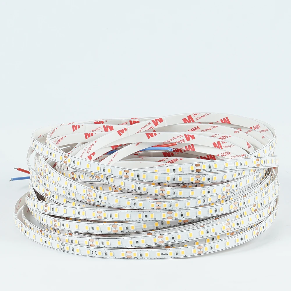 Dc 12v 24v 2835 8mm 120 Leds Flip Chip Fob Flexible  High temperature resistance Lights Strip Lighting Channel Led Light