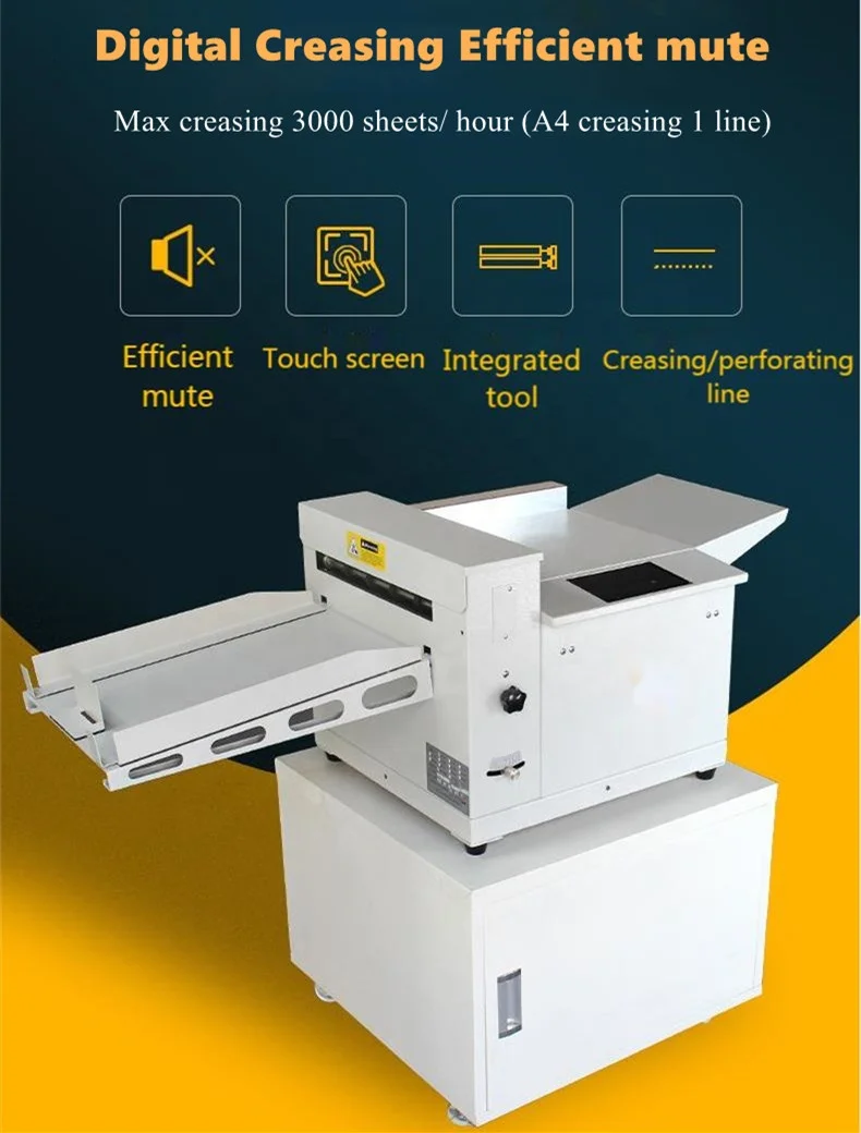Digital automatic paper creasing and Perforating machine Fast delivery paper perforating machine perforating creasing machine