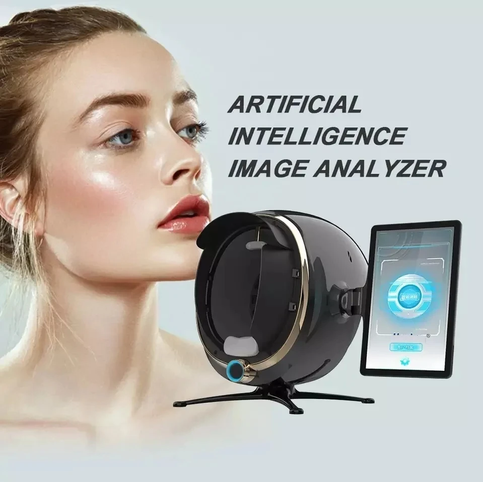 S.W Original Factory Bitmoji MAX 13.3' Intelligent Imager Portable 3D AI Face Skin Analyzer Beauty Machine