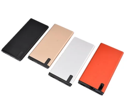 New Product Portable Metalliac Power Banks 10000mAh Double USB LCD Display External Backup Battery for Mobile Phone Charger