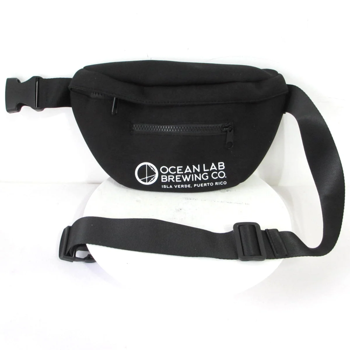 Custom Logo Solid color Fashion adjustable belt women neoprene chest waist bum bag soft fanny pack