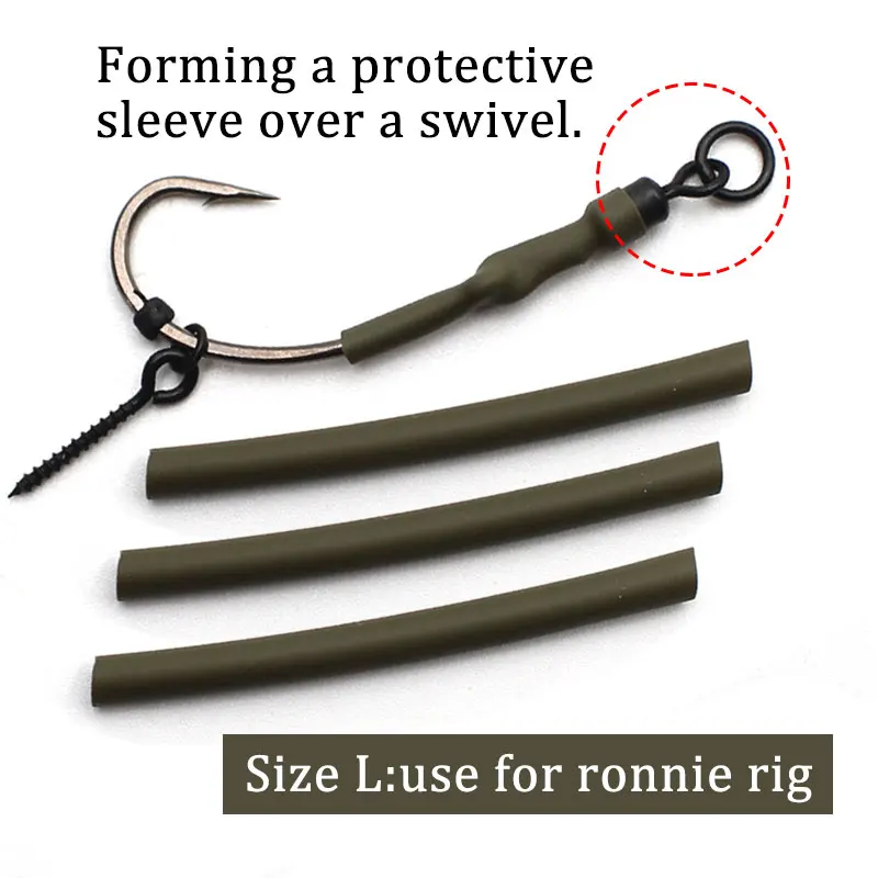 Carp Fishing Accessories Silicone Rig Tube Water Steam Heat Shrink Tubing For Carp Fishing Ronnie Rigs Terminal Tackle