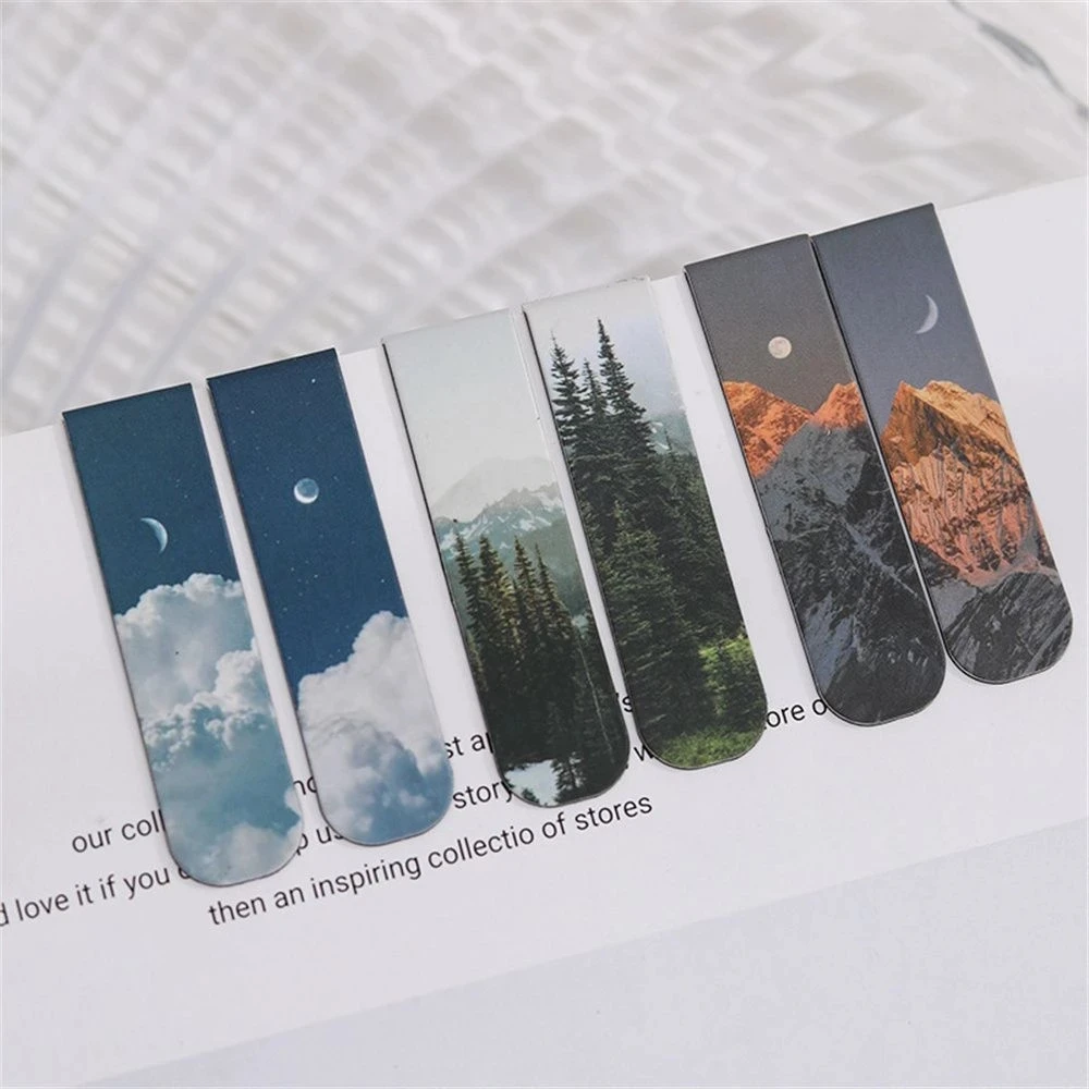 Custom Page Stationery Student Magnetic Bookmarks Van Gogh Literature Art DIY Books Clip