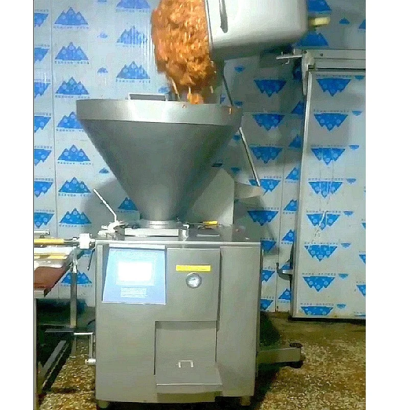 Factory hot sale Commercial Electric automatic Vacuum Sausage Filler stuffer filling and tying stuffing and twisted machine