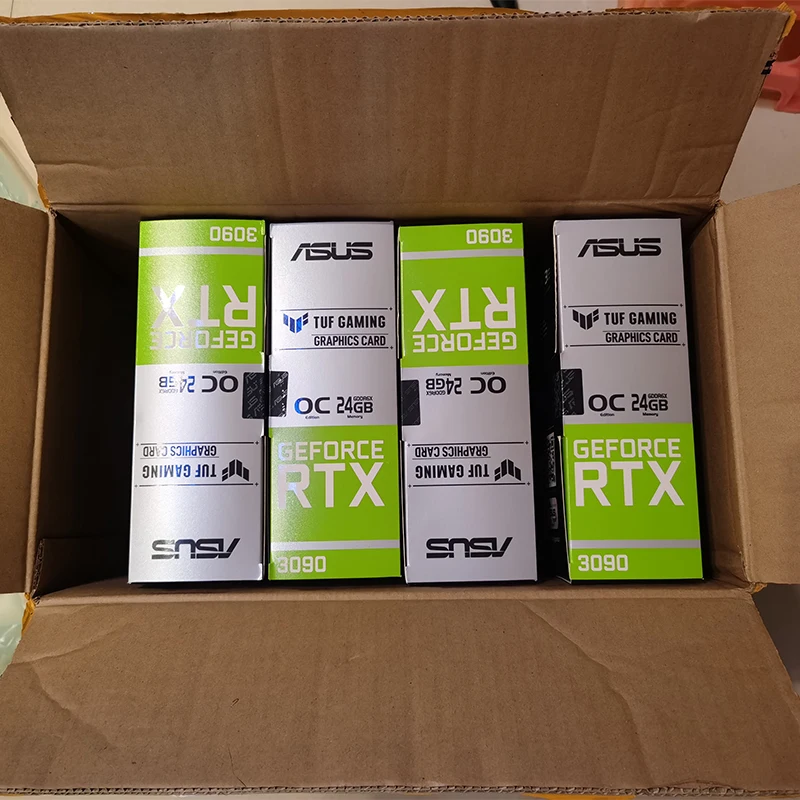 A SUS ROG STRIX GeForce RTX3090 24G GDDR6 black white RTX 3090 24gb 384bit GPU TUF OC DUAL GAMING video graphics card