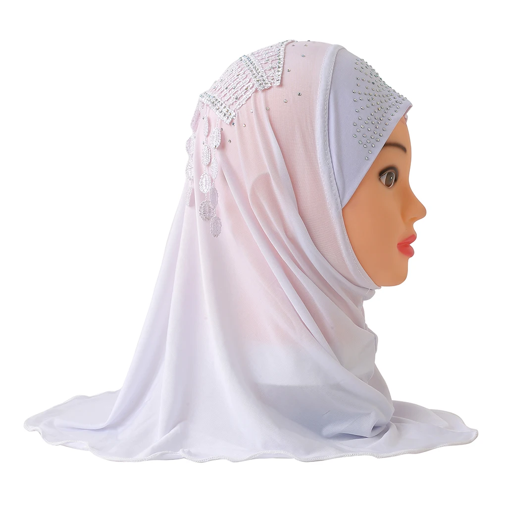 Top Sale Little Girl Hijab Arab Instant Kids Children Wholesale Hijabs Muslim instant Prayer Kids Hijab