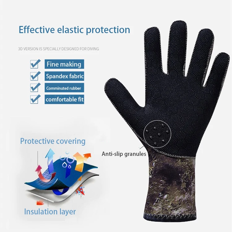 Factory Direct High Quality Snorkeling Surfing Diving Waterproof Swimming 3MM Gloves With Best Quality
