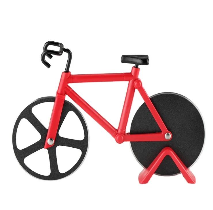 Creative two-wheeled pizza cutter New Design Stainless Steel Bike Pizza Cutter