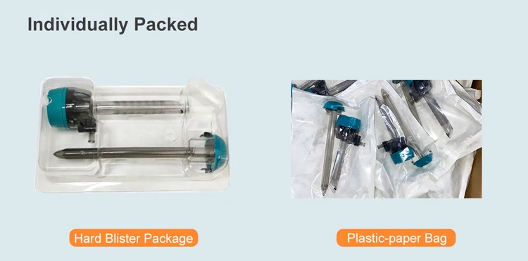 12mm 15mm Disposable Plastic Laparoscopic Trocar for