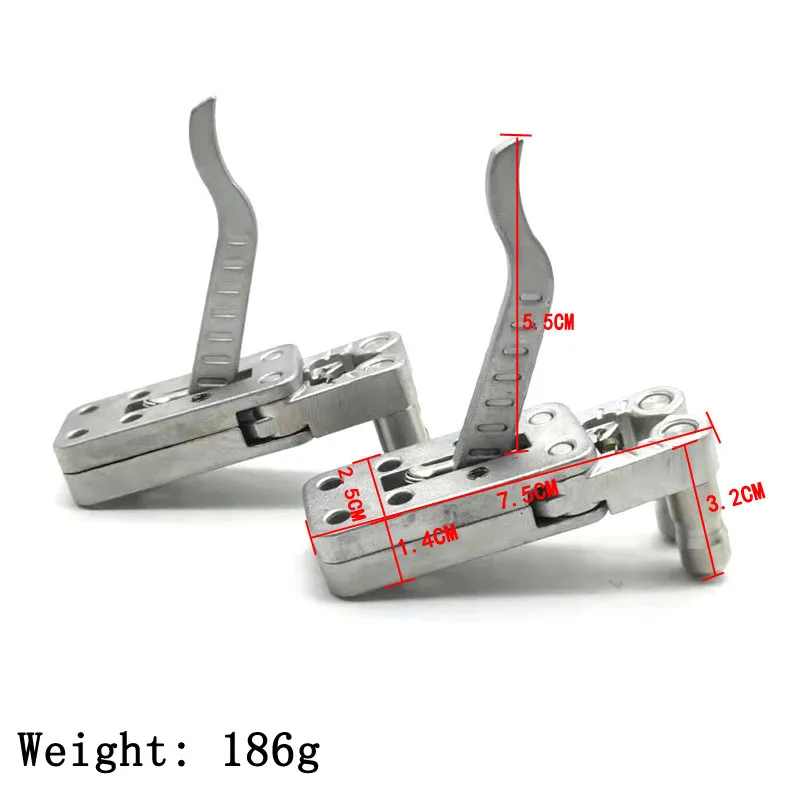 All metal rebound pure steel fitting double shaft coupling slingshot fish Slingshot spreader