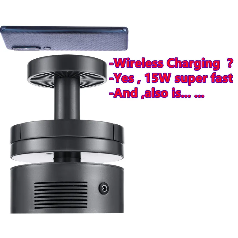 Free shipping A Magnetic Levitation Doll Display Decompress Wireless Super Charging Air Purifier Custom Cigar Smokeless  Ashtray