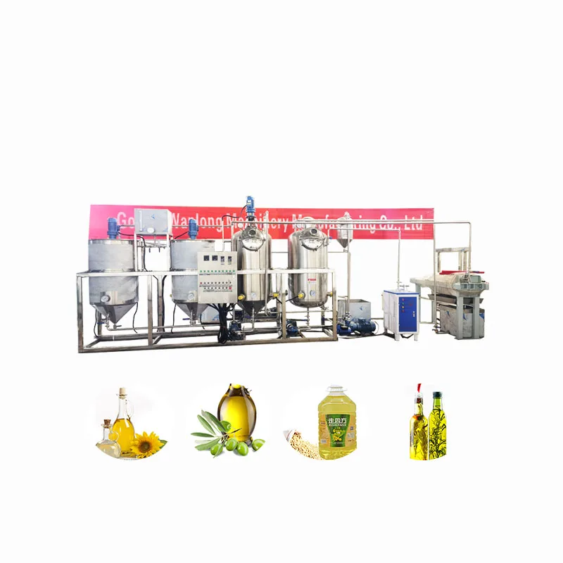 Complete Cooking oil refinery Machine Palm oil Processing Machine Production Line In Indonesia