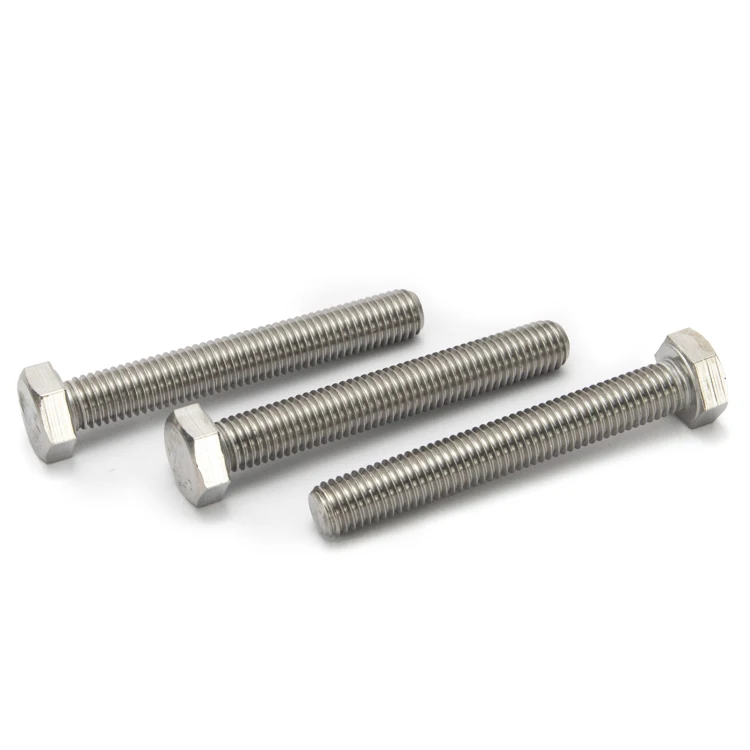 Sales in 2022. China Wholesales Galvanised Hex Head Stainless Steel 304 Screw Bolt with Full Thread