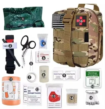 competitive price Small Survival Bag Kit 2024 New 72 Hour First Aid Survival Kit Tool Bag for Natural Disasters medical supplier