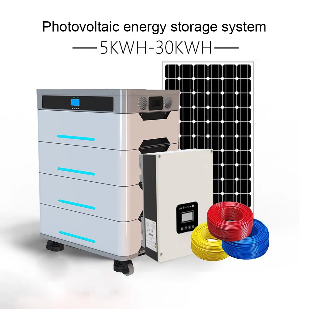 High Efficiency Energy Electric Solar Panel System 15kwh Lithium Battery Energy Storage Off Grid Inverter Power Gener Sola Panel