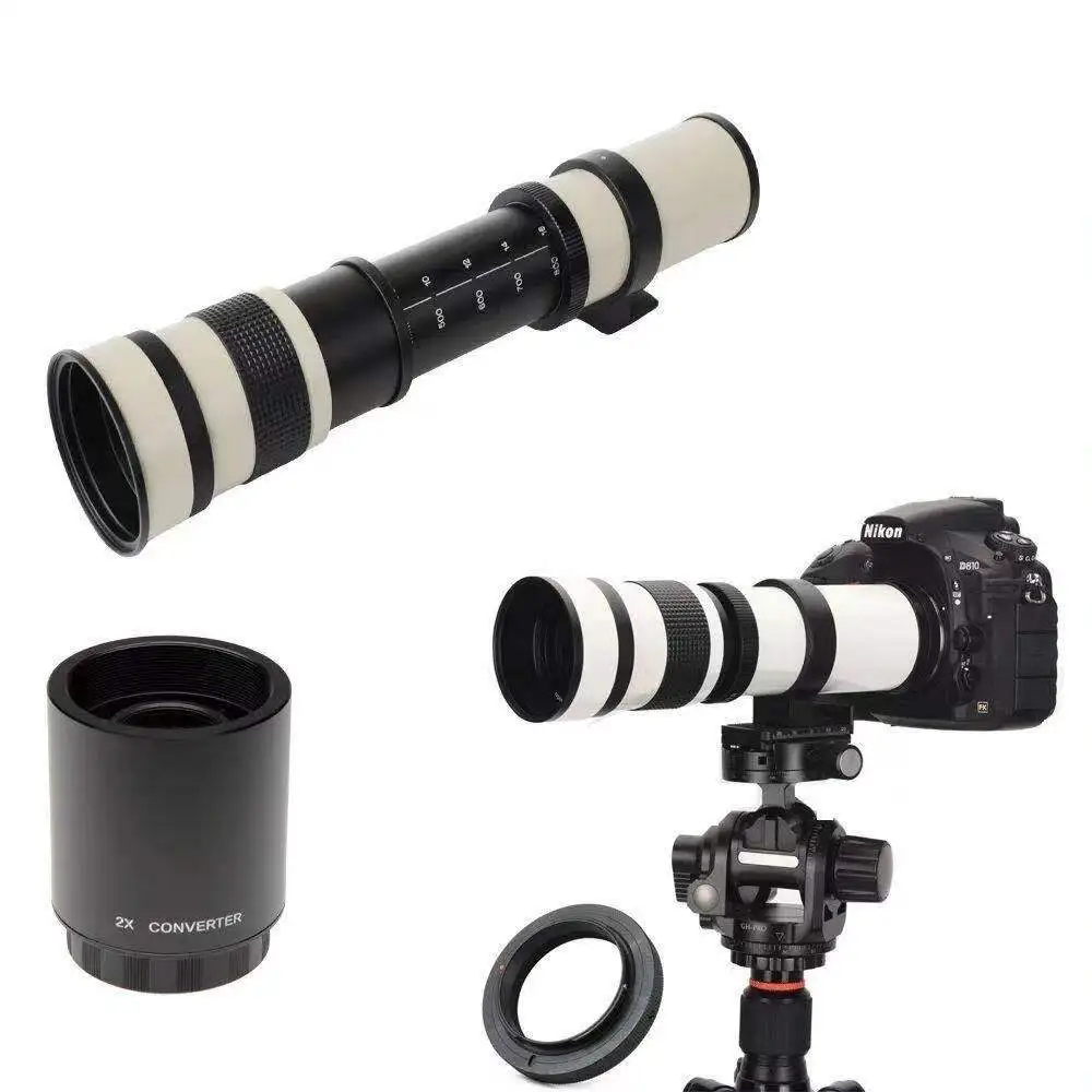  Оптические телескопические зум-объективы для камеры Canon Sony Pentax Panasonic Nikon D7000 D7100 D200 D300 D750 D810D90