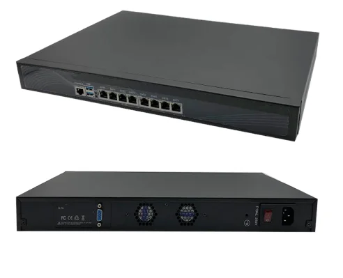 Высококачественный сетевой сервер 1U брандмауэр Intel i5 2467m 8 * 82574L RJ45 гигабитный Ethernet-порт стойка сервер